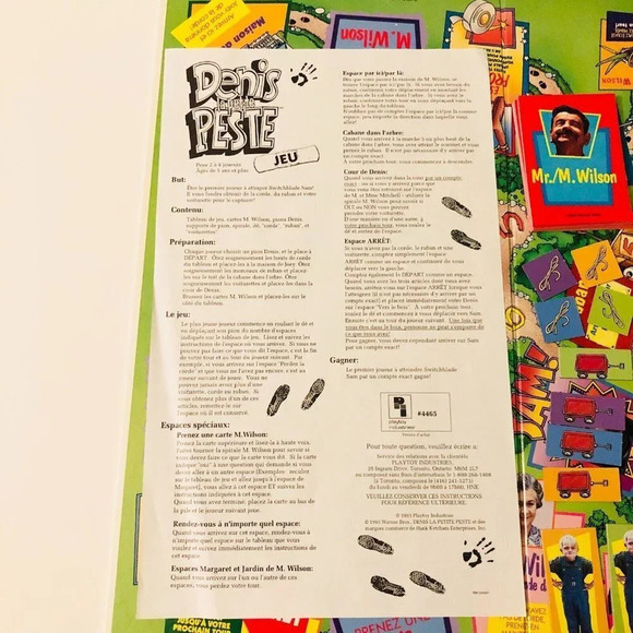 1993 Dennis The Menace The Movie Playtoy Board Game  Complete French and ENG - Picture 12 of 16